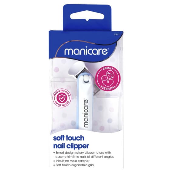 Buy Manicare Soft Touch Nail Clipper Blue Online Pharmacy Direct AU
