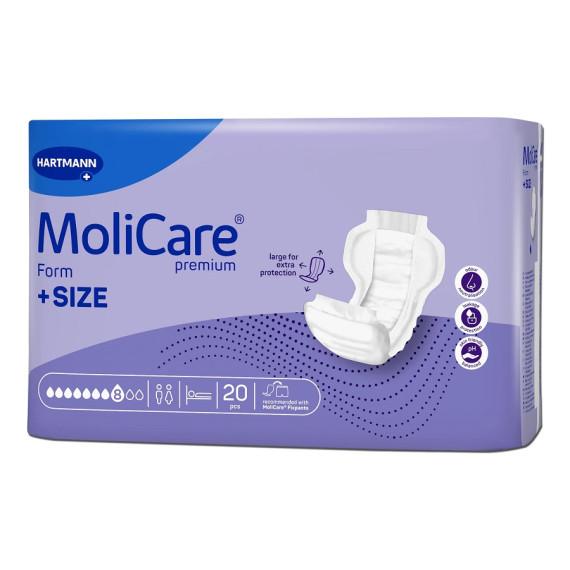 Buy MoliCare Premium Form Plus Size 8D 20 pieces Online Pharmacy Direct AU