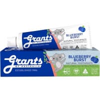 Grants Toothpaste Kids Blueberry Burst with No Fluoride 75g