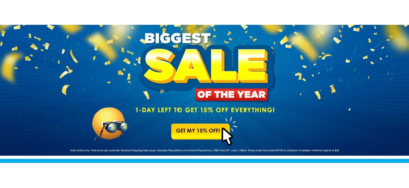 Press Release Pharmacy Direct EOFY2025 Sale Save 15 Percent