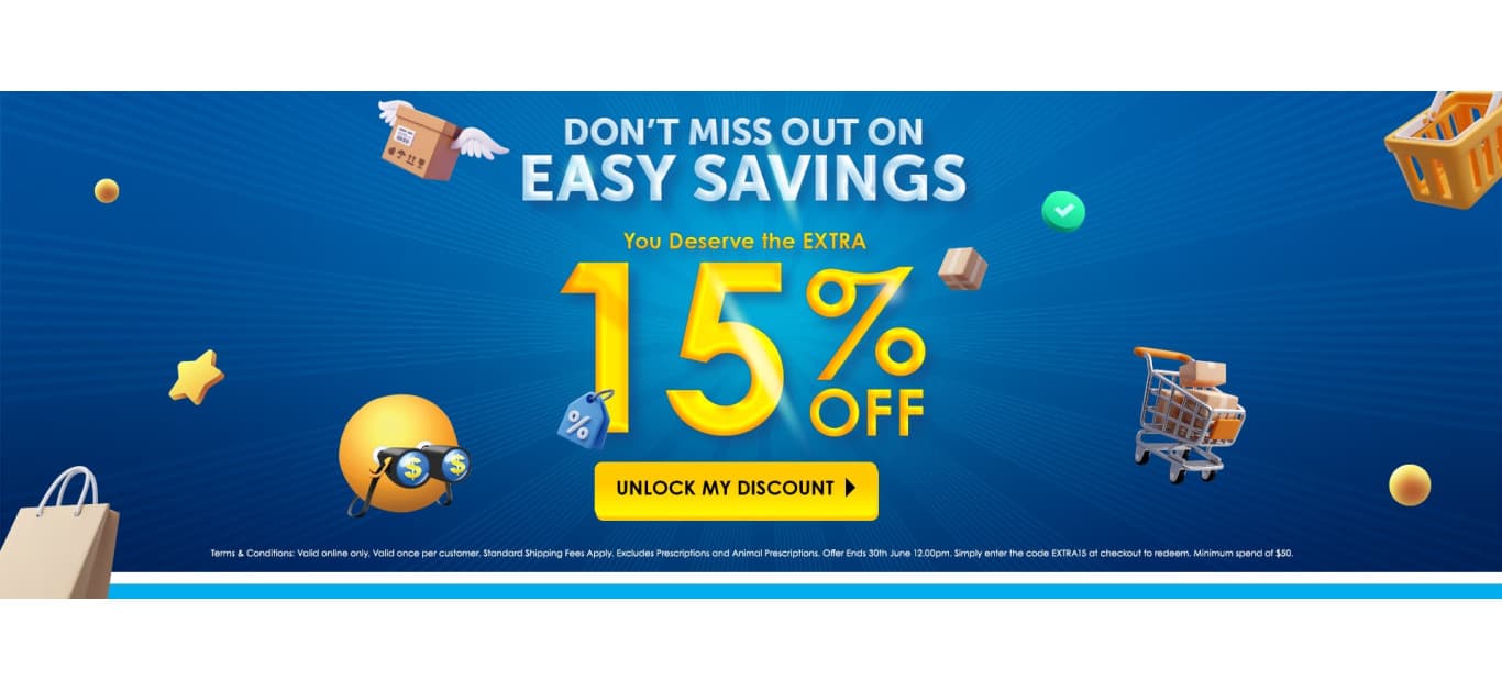 June Press Release: Extra 15% Off 3-Day Sale at Pharmacy Direct