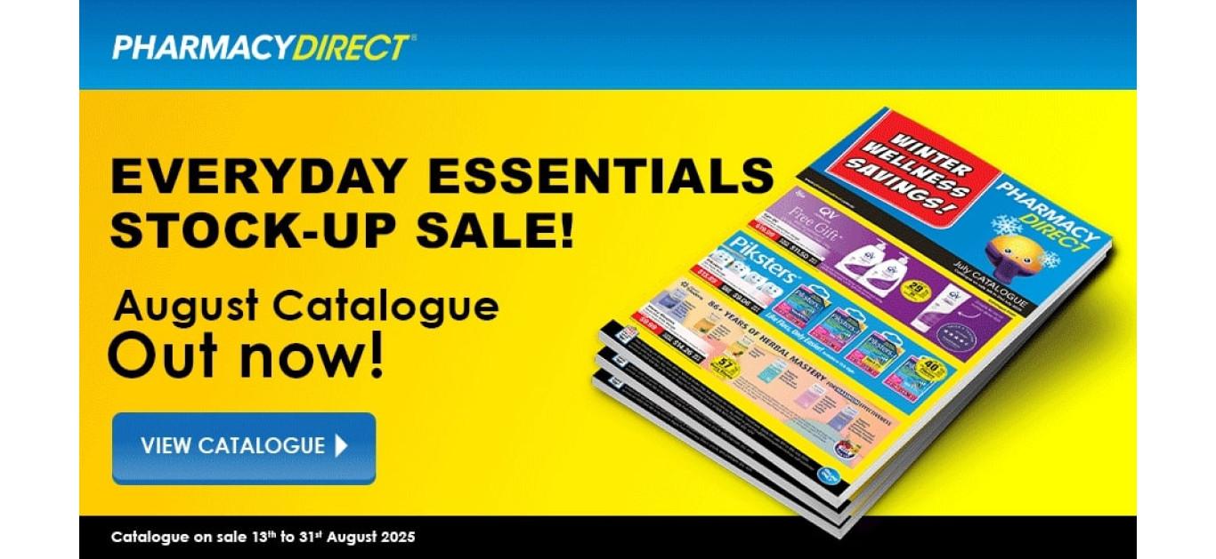 Press Release: August 2025 Essentials Stock-Up Sale