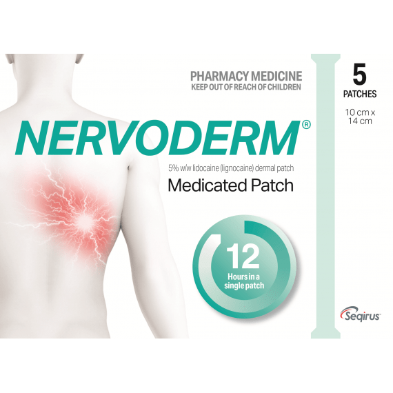 Nervoderm Medicated Patch 5 Pack