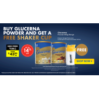 FREE Shaker Cup Automatically Added to Cart When you buy Glucerna 850g