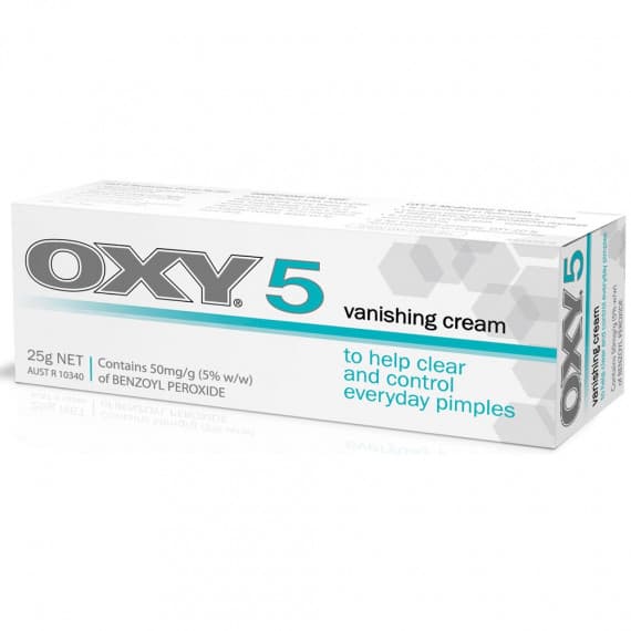Oxy 5 Vanishing Cream 25g acne treatment and skin care – Pharmacy Direct