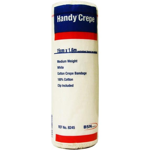 Handy Crepe Medium 15cm x 1.6m for flexible support and compression - Pharmacy Direct