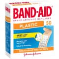 Band-Aid Plastic Adhesive Strips 50 Pack