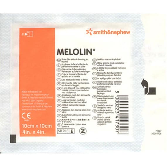 Melolin 10 X 10cm Singles
