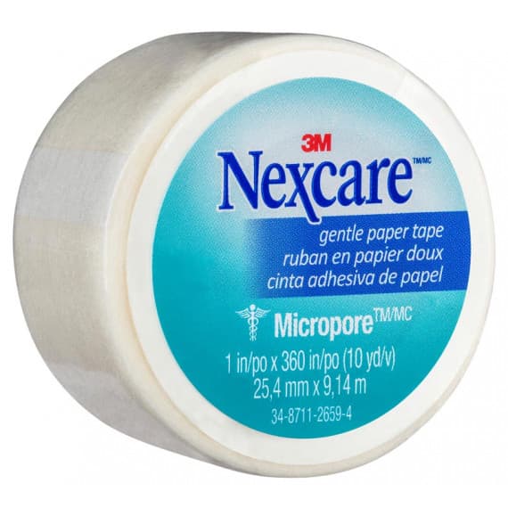 Nexcare Micropore First Aid Tape 25mm x 9.1m White - Pharmacy Direct