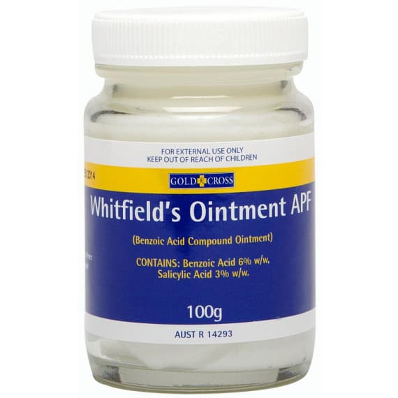 Gold Cross Whitfields Ointment 100g for Skin Relief at Pharmacy Direct