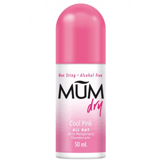 Mum Dry Cool Pink All Day Roll On Dedorant 50ml