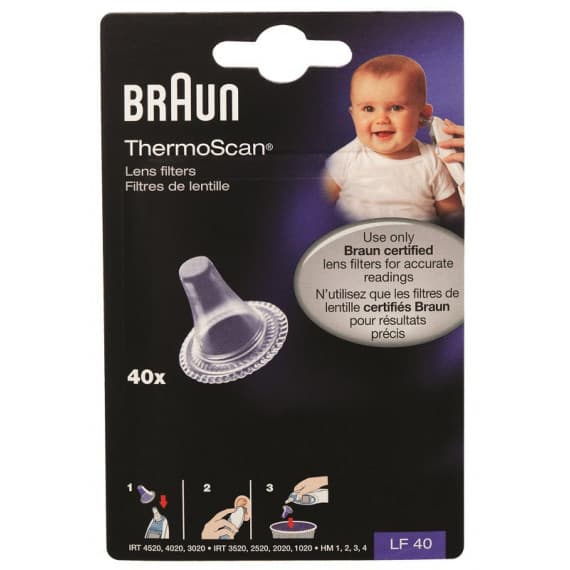 Braun Thermoscan refills 40 hygienic covers for ear thermometers – Pharmacy Direct