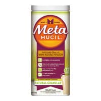 Metamucil Natural Granular Fibre Powder 72 Doses 504g