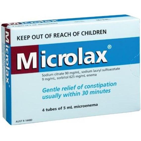 Microlax Enema 5ml X 4