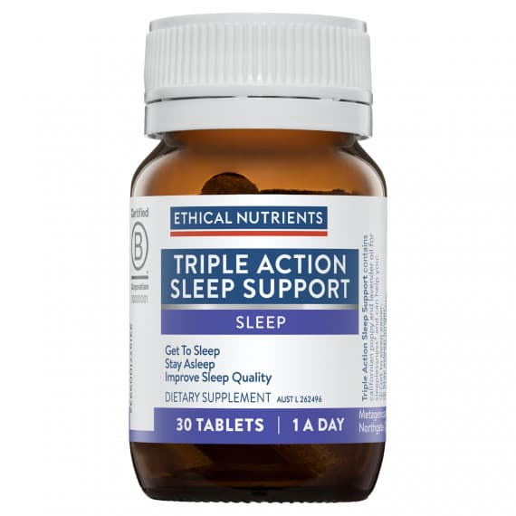 Ethical Nutrients Triple Action Sleep Support 30 Tablets