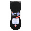Sox And Lox Mens Sports Cushion Hidden Socks Black Size 7 to 11