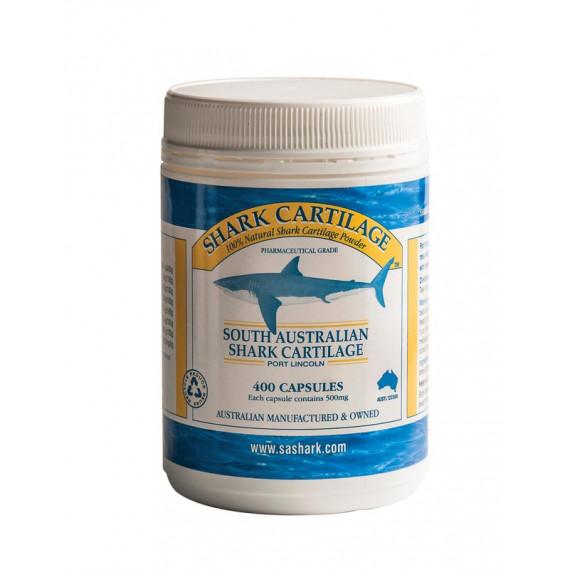 Shark Cartilage 500mg 400 Capsules - Joint & Bone Health Supplement | Pharmacy Direct