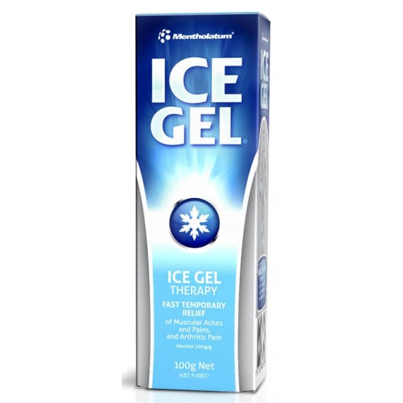 Mentholatum Ice Gel 100g fast pain relief muscle recovery – Pharmacy Direct