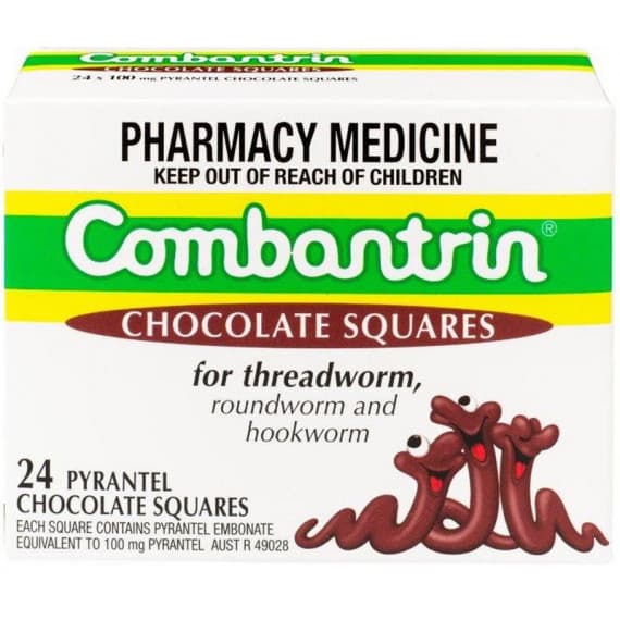 Buy Combantrin Chocolate Squares 24 Pack Online Pharmacy Direct AU