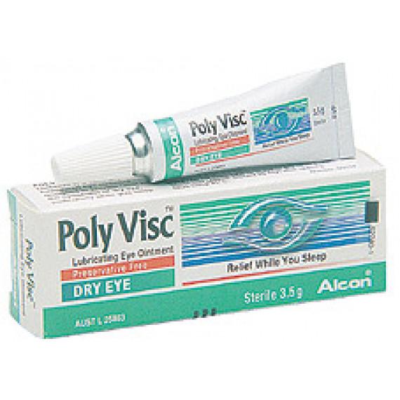 Poly Visc Eye Ointment 3.5g for soothing dry eye relief – Pharmacy Direct