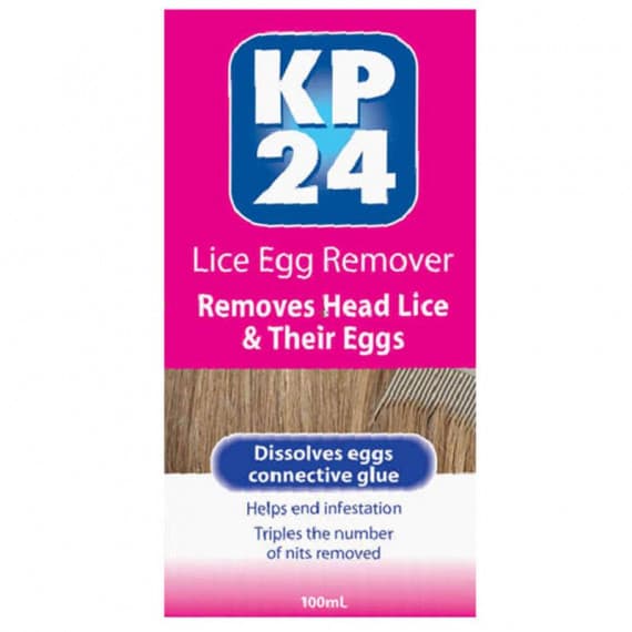 KP24 Lice Egg Remover 100ml gentle head lice solution – Pharmacy Direct