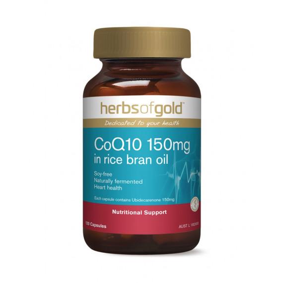 Herbs of Gold CoQ10 150mg 120 Capsules