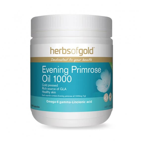 Herbs of Gold Evening Primrose Oil 1000 200 Capsules