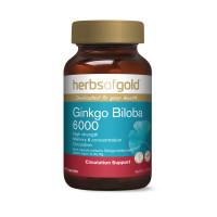 Herbs of Gold Ginkgo Biloba 6000 60 Capsules