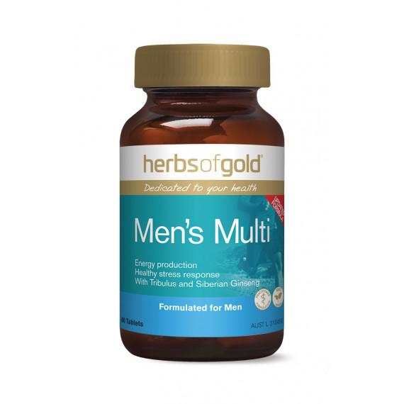 Herbs of Gold Men's Multi 60 Tablets for men's health at Pharmacy Direct