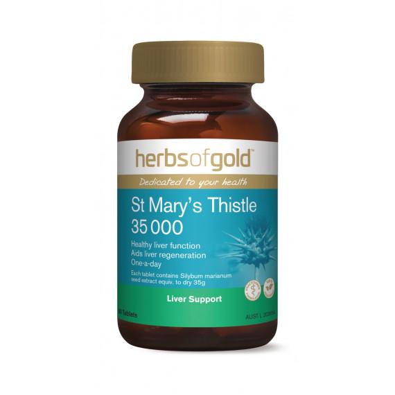Herbs of Gold St Marys Thistle 35000 60 Tablets