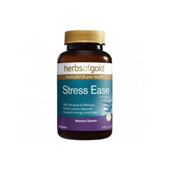 Herbs of Gold Stress Ease Adrenal Support 60 Tablets