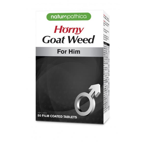 Naturopathica Horny Goat Weed For Him 50 Tablets