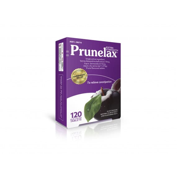 Prunelax Extra Strength 120 Tablets for Digestive Relief at Pharmacy Direct