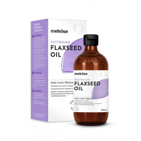 Melrose Flaxseed Oil 500ml for heart and skin health - Pharmacy Direct