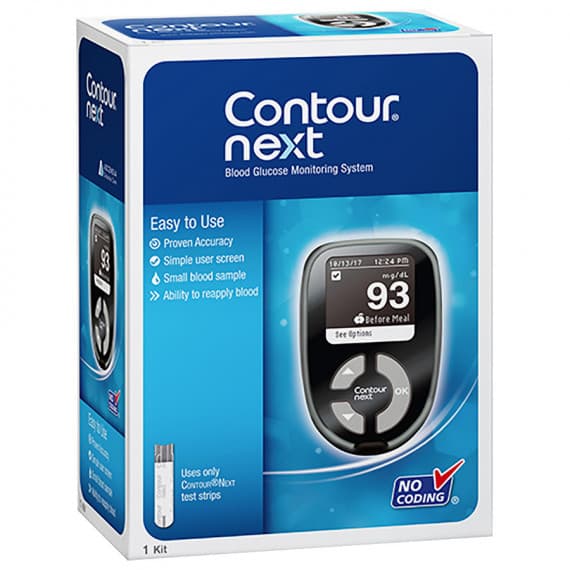 Contour Next Blood Glucose Monitor for accurate diabetes tracking at Pharmacy Direct