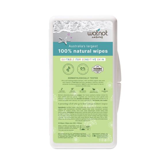 Buy Wotnot 100 Percent Natural Travel Hard Case 20 Wipes Online Pharmacy Direct AU