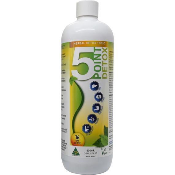 Buy Point Pharma 5 Point Detox 500ml Online Pharmacy Direct AU