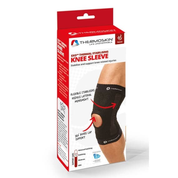 Thermoskin EXO Stabilising Knee Sleeve XL for comfort and joint support at Pharmacy Direct