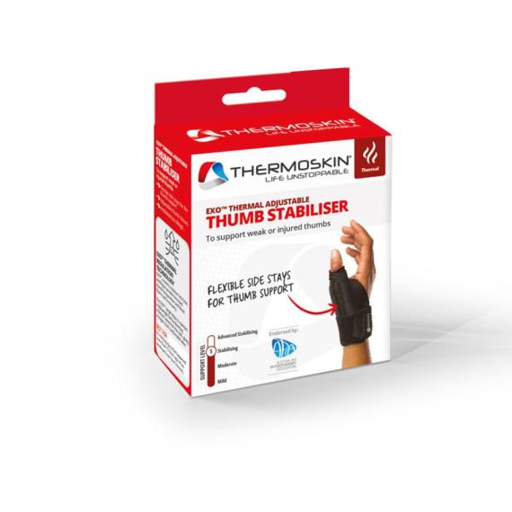 Thermoskin EXO Adjustable Thumb Stabiliser for wrist and thumb support at Pharmacy Direct