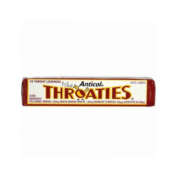 Allens Anticol Throaties Stick 10 Lozenges