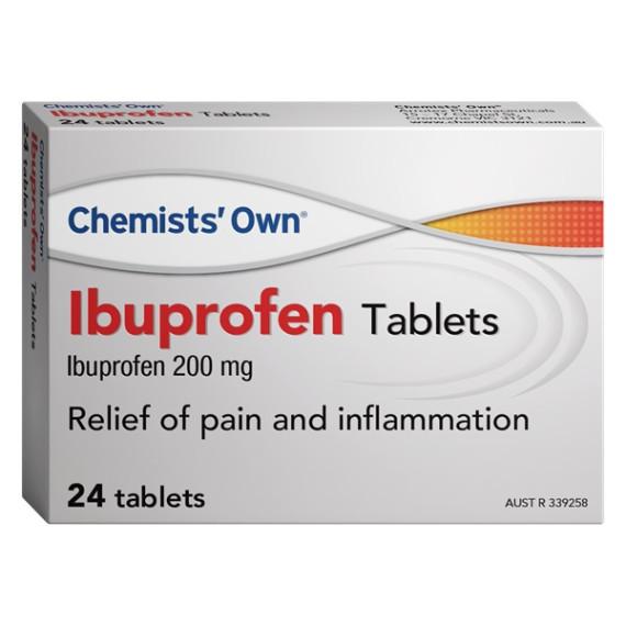 Chemists Own Ibuprofen 24 Tablets 200mg