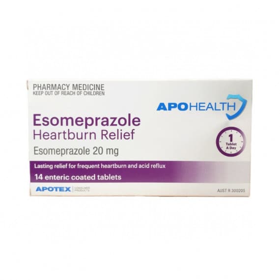 Apohealth Esomeprazole Heartburn Relief 20mg 14 Tablets for Fast Acid Relief – Pharmacy Direct