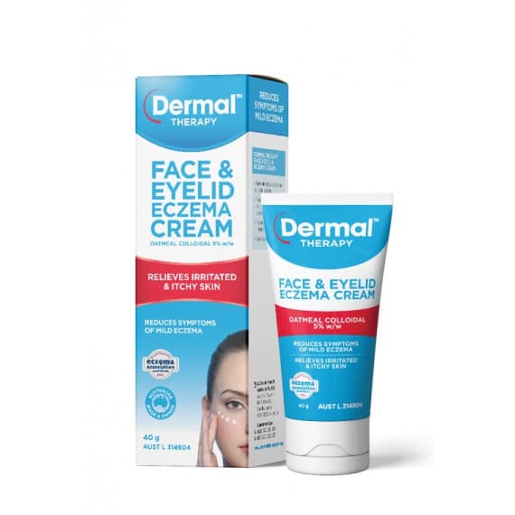 Dermal Therapy Face & Eyelid Eczema Cream 40g available at Pharmacy Direct