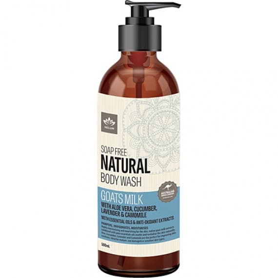 Nelum Goats Milk Body Wash 500ml gentle skincare - Pharmacy Direct