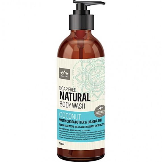Nelum Natural Body Wash Coconut 500ml - Hydrate and Nourish Skin | Pharmacy Direct