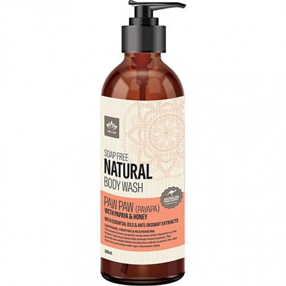 Nelum Natural Body Wash Paw Paw 500ml - Gentle Hydration Online at Pharmacy Direct