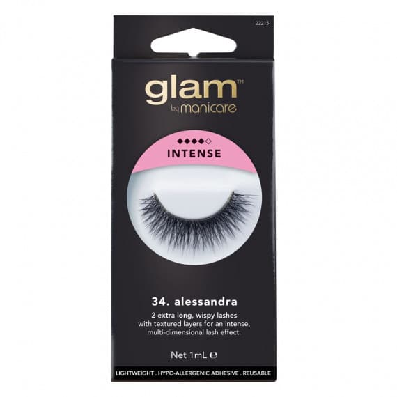 Manicare Glam 34 Alessandra Eyelashes for Voluminous, Glamorous Look – Pharmacy Direct