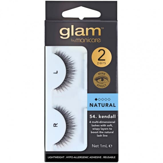 Manicare Glam 54. Kendall Mink Effect Eyelashes 2 Pack