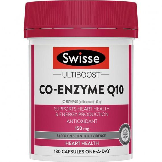 Swisse Co-Enzyme Q10 150mg Capsules for Energy & Heart Health – Pharmacy Direct