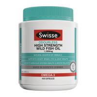 Swisse Odourless High Strength Wild Fish Oil 1500mg 400 Capsules